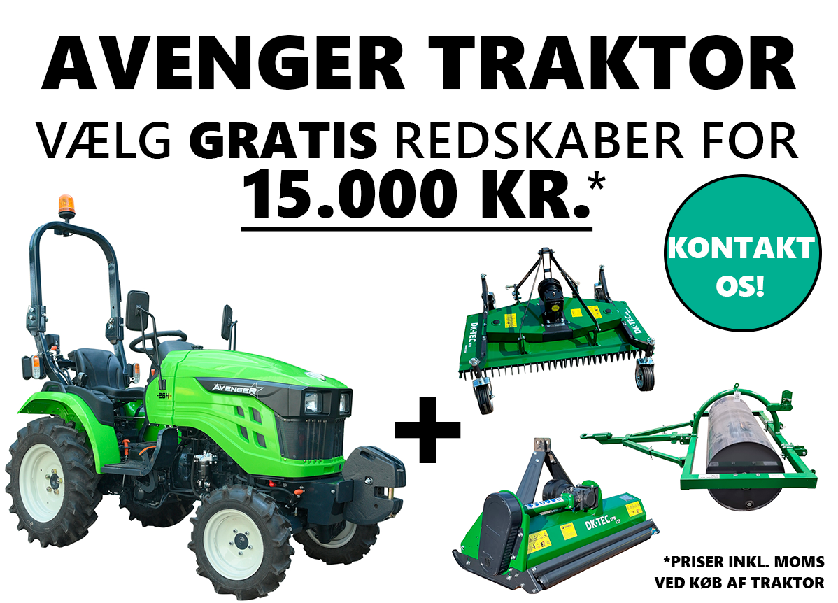 Kampagne - Pakkeløsning Traktor + Redskaber Gratis